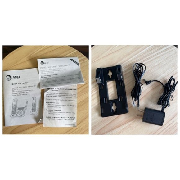 AT&T BL102-2 1 Handset Cordless Answering System w Smart Call Block - Picture 9 of 9